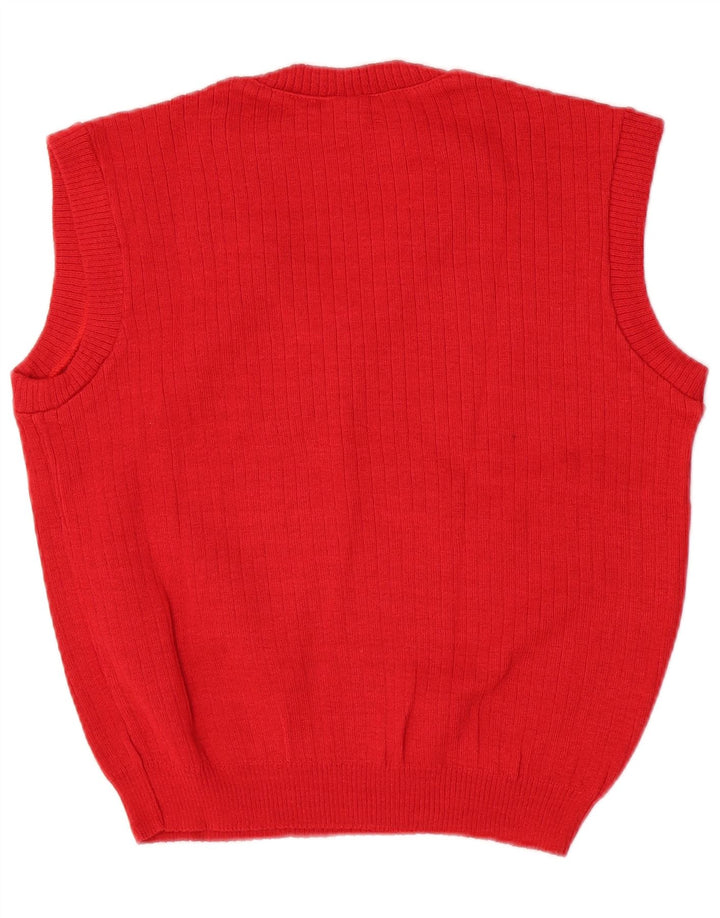Canotta vintage da donna, taglia EU 46 XL rossa