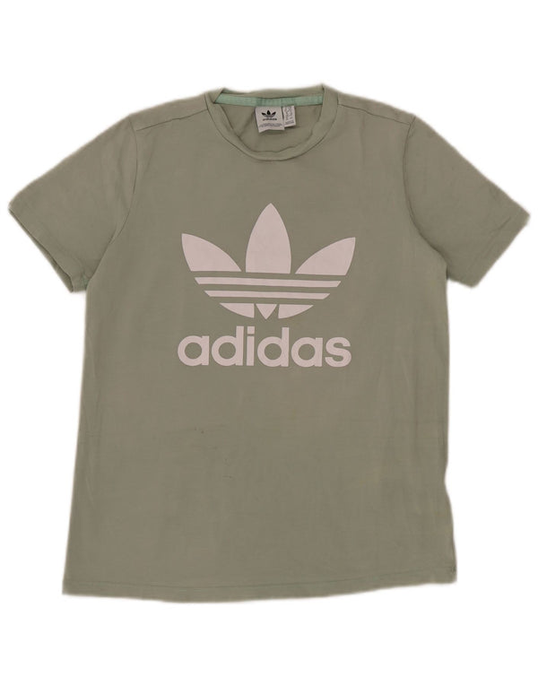 T-shirt grafica da donna Adidas Top UK 10 piccola verde