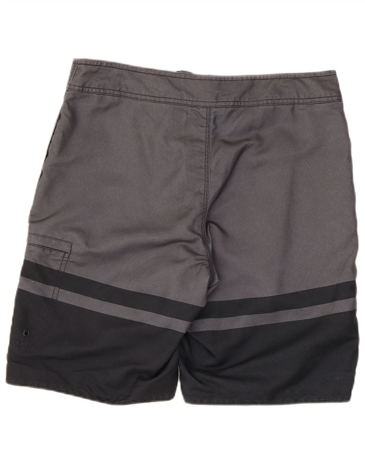 Gap Pantaloncini da bagno cargo da uomo Small in poliestere color block grigio
