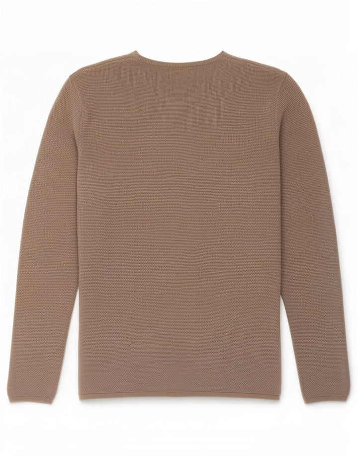 Maglione Zara da uomo con scollo a barca grande grigio