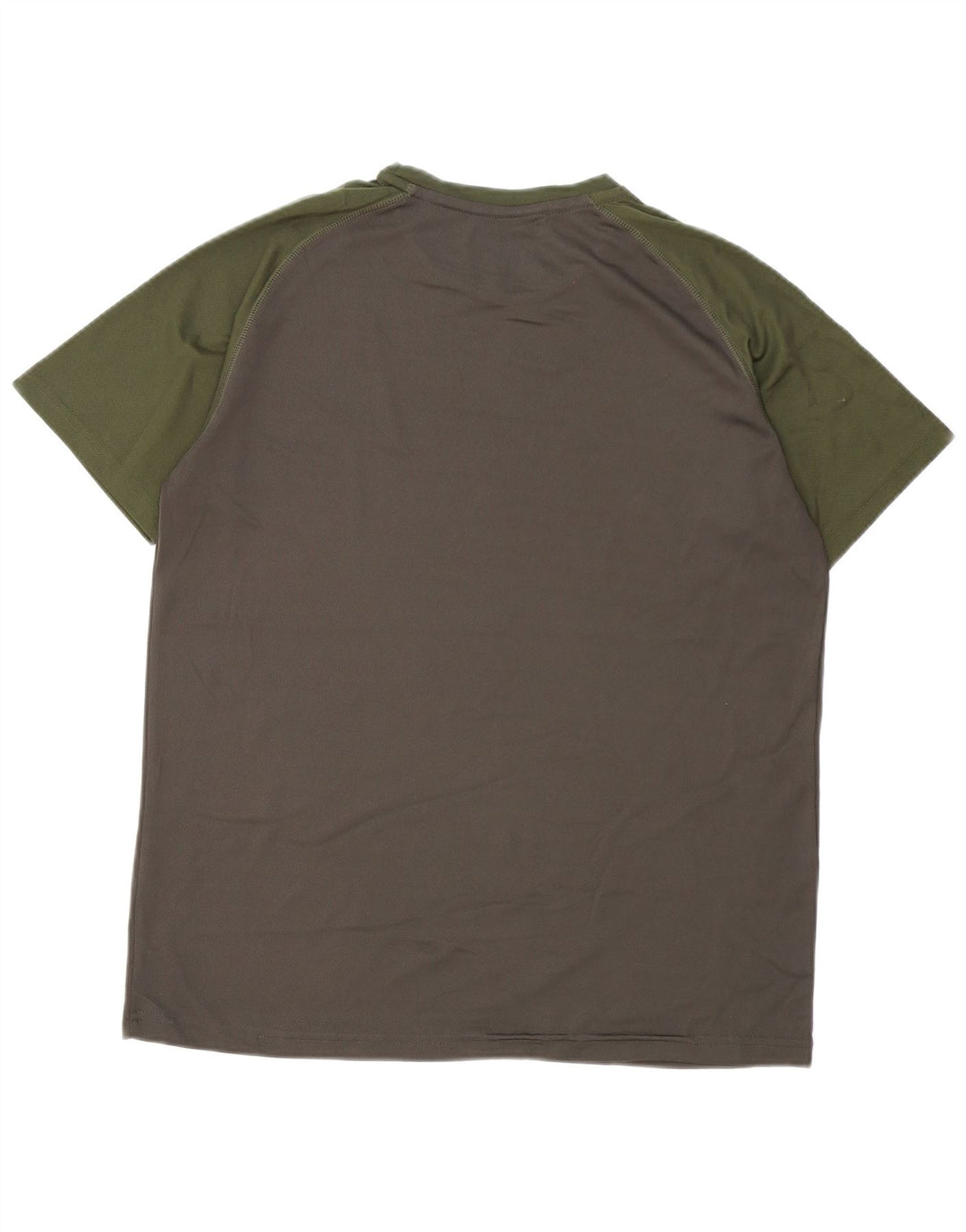 T-shirt da uomo Mountain Warehouse Top grande in poliestere color block grigio