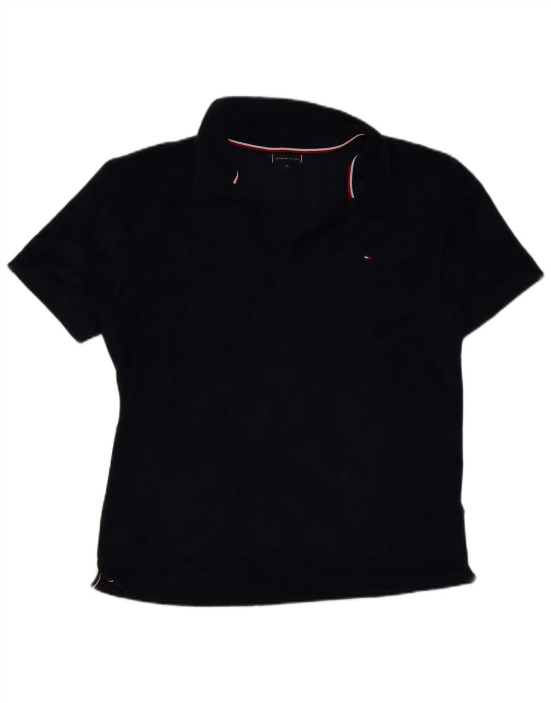 TOMMY HILFIGER Polo da uomo in cotone blu navy medio