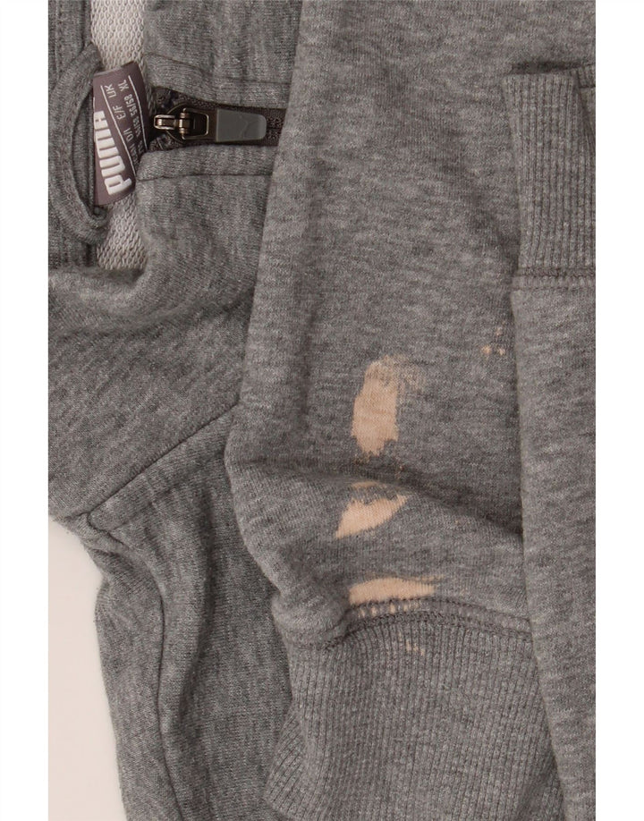 Giacca da ginnastica grafica da uomo Puma XL in cotone grigio