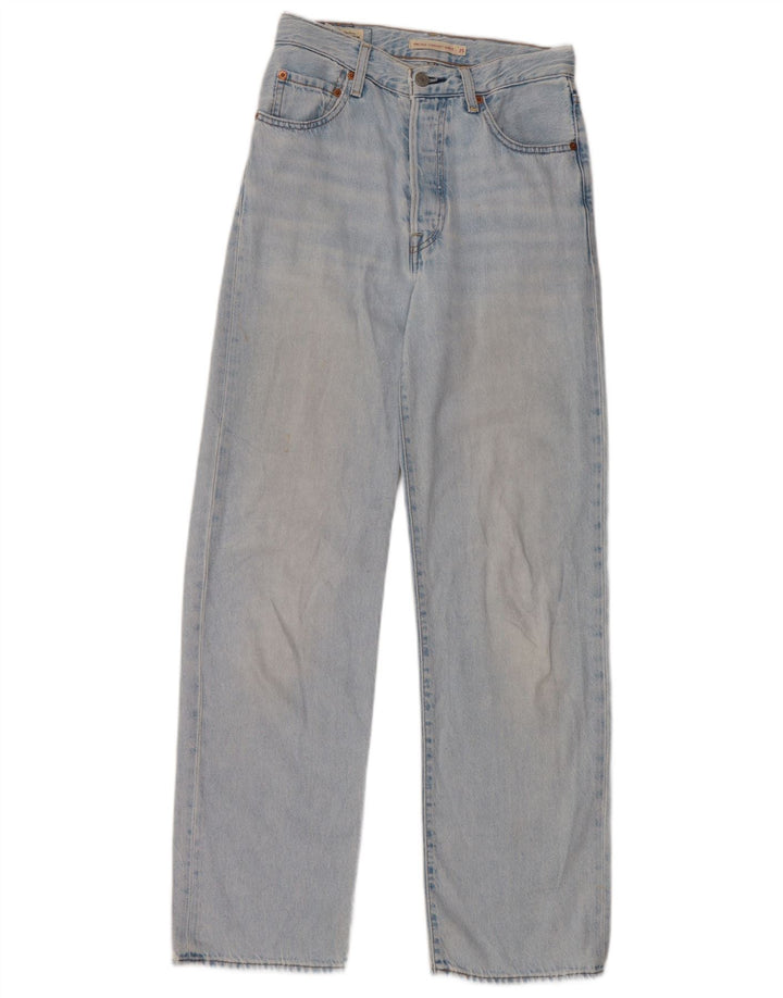 Jeans dritti Ribcage da donna Levi's W25 L29 cotone blu