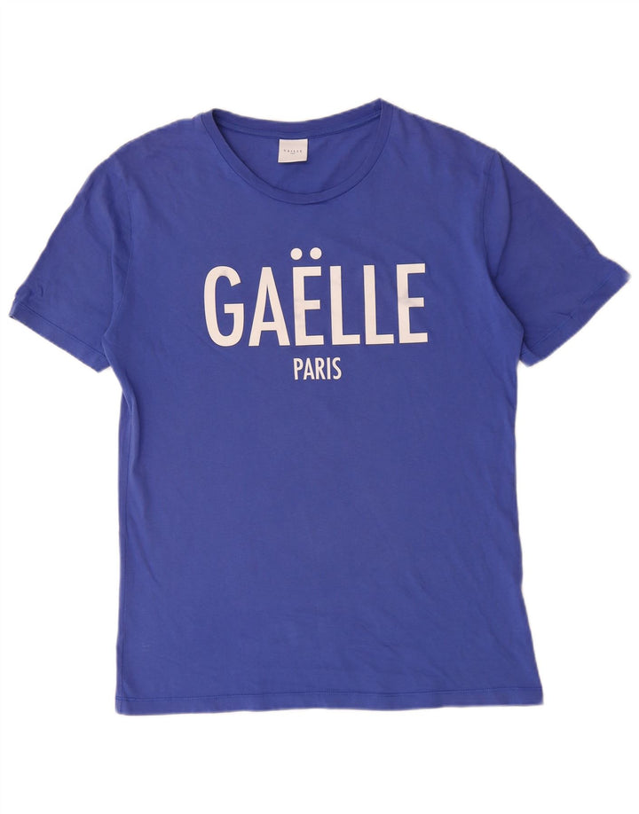 T-shirt grafica da uomo Gaelle Top piccola blu
