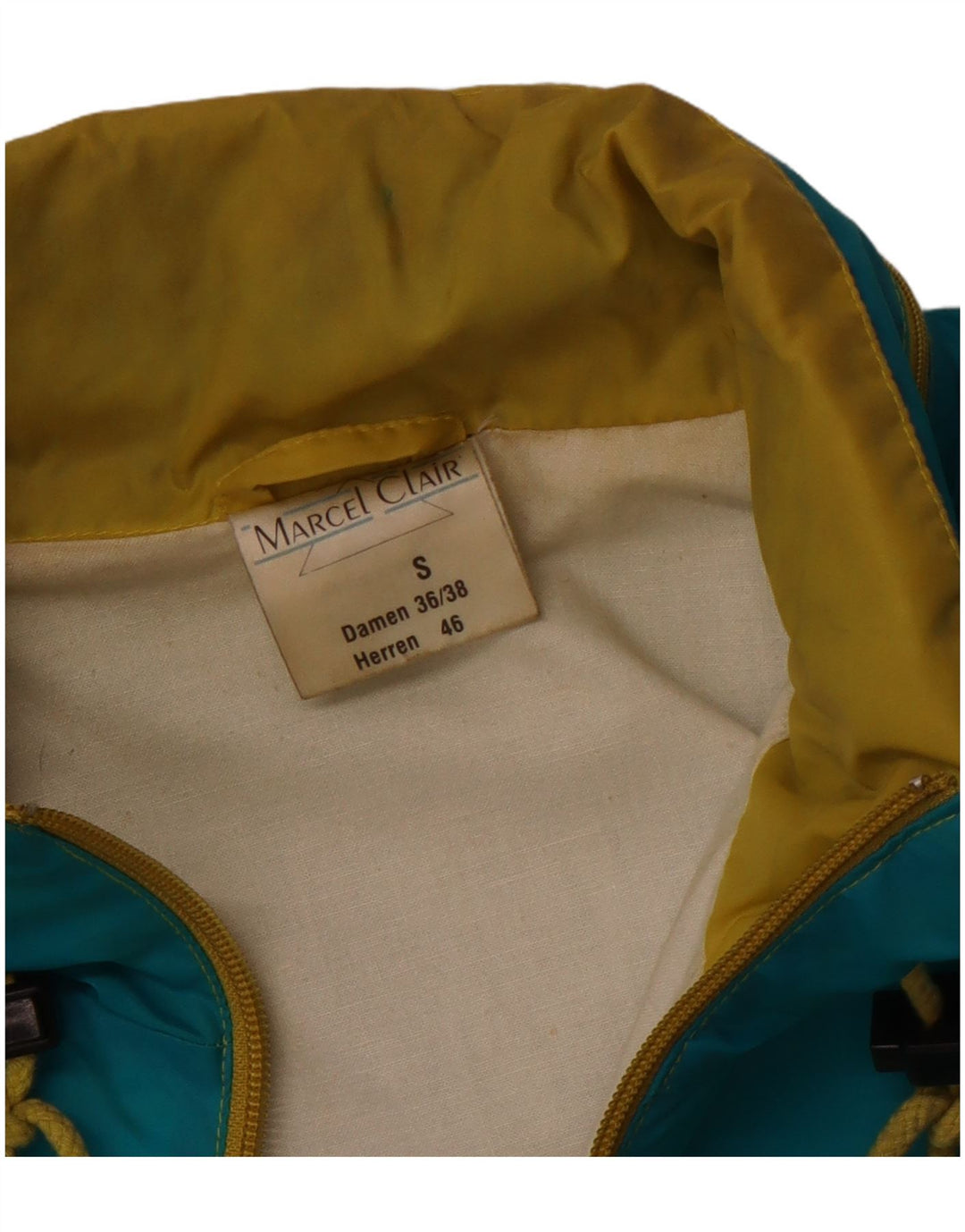 Giacca a vento unisex da uomo Marcel Clair EU 46 Small Blue Polyamide