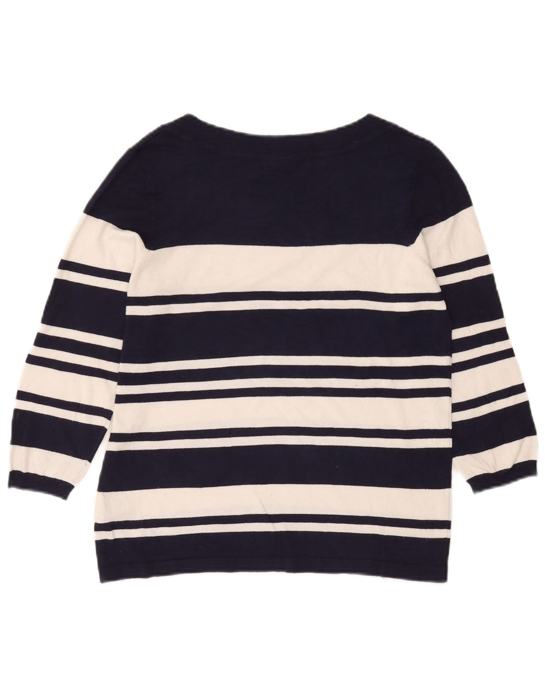 Maglione maglione girocollo da donna Marks & Spencer UK 14 blu navy medio