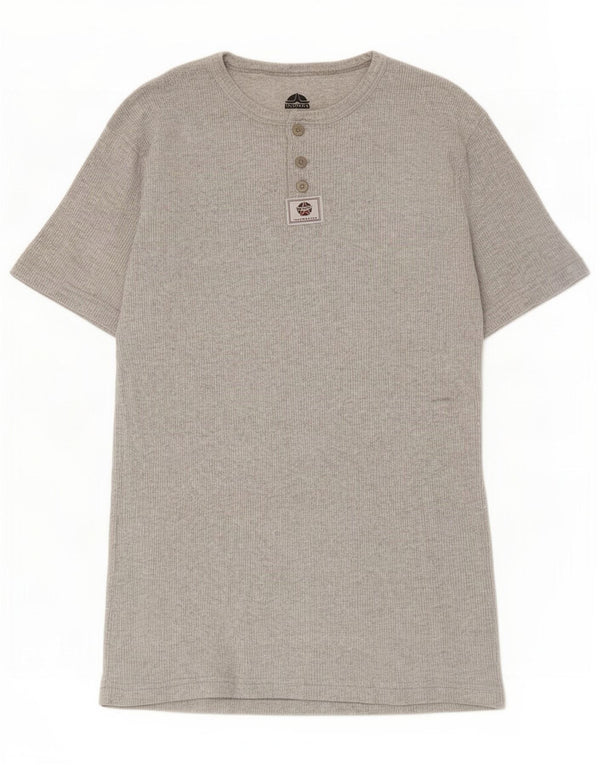 T-shirt vintage da uomo grande grigia