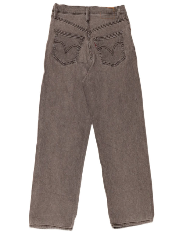 Jeans LEVI'S a gamba larga a vita alta da donna W24 L27 Grigi