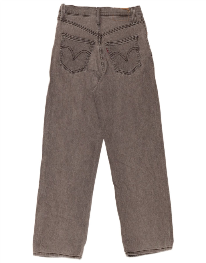 Jeans LEVI'S a gamba larga a vita alta da donna W24 L27 Grigi