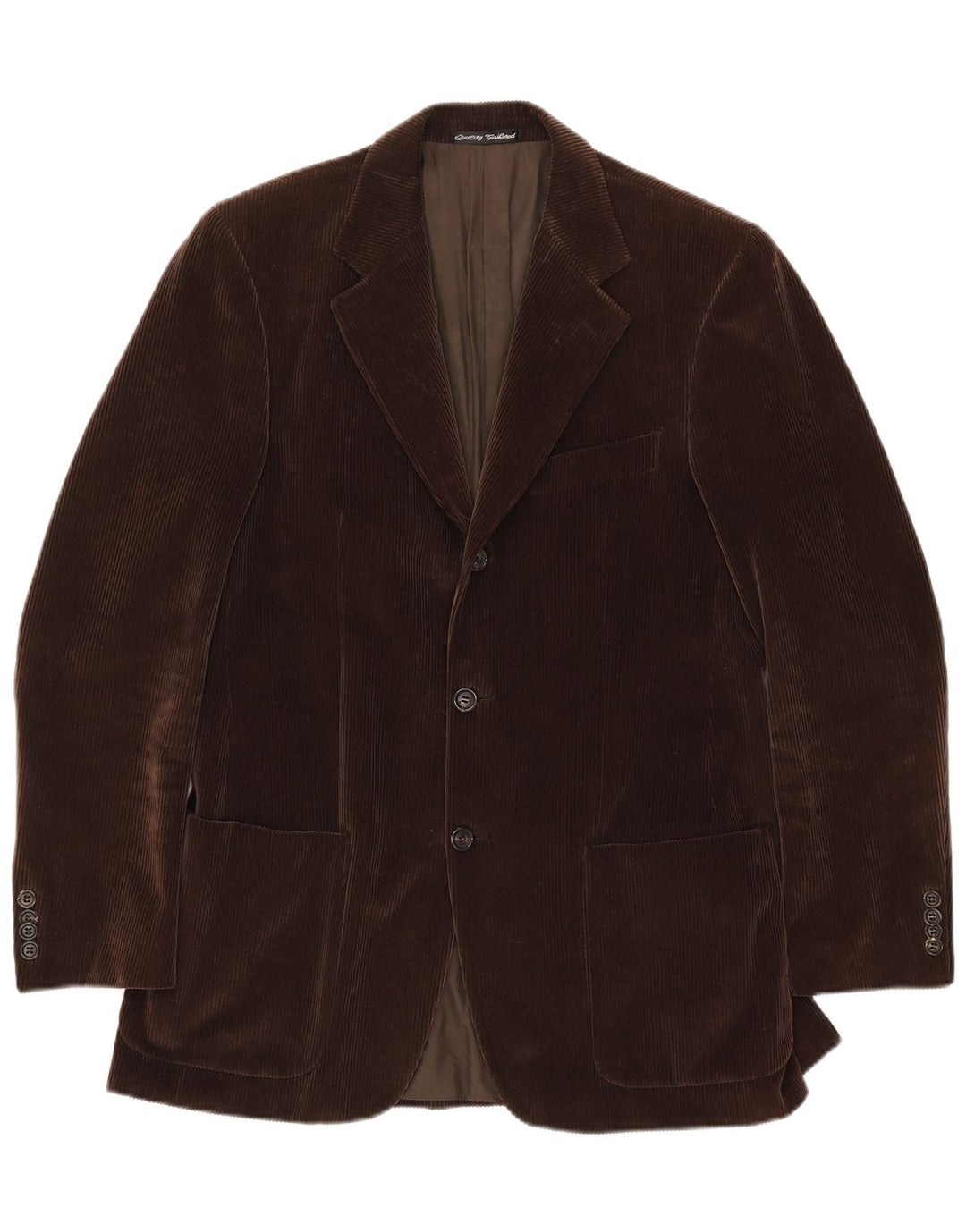 Giacca blazer da uomo a 3 bottoni Velluto Duca Visconti IT 48 Marrone medio