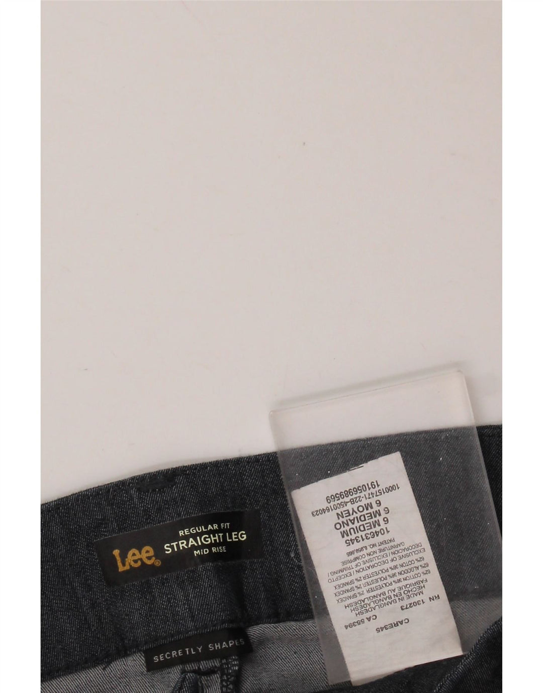 Pantaloni casual da donna con vestibilità regolare LEE US 6 medi W28 L31 blu navy