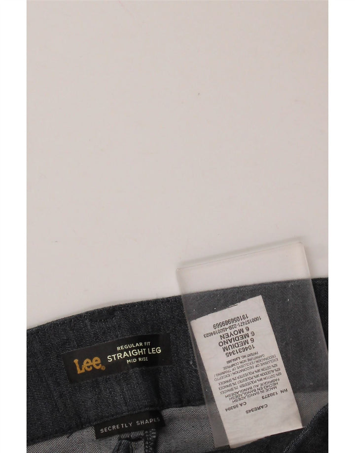 Pantaloni casual da donna con vestibilità regolare LEE US 6 medi W28 L31 blu navy