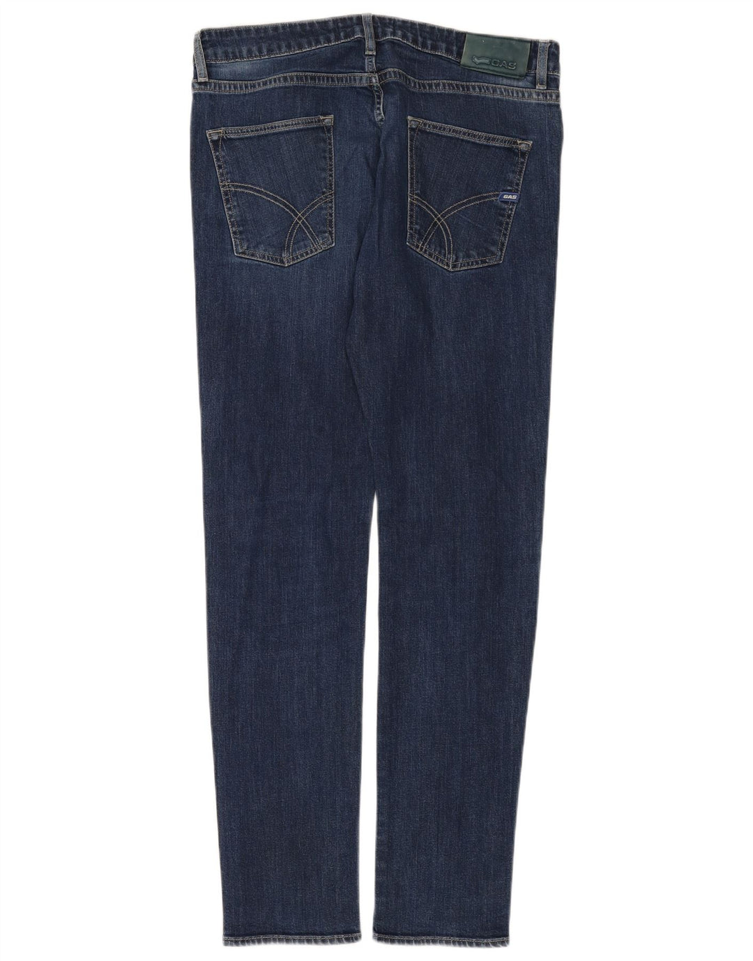 Jeans slim da uomo Gas W34 L32 in cotone blu navy
