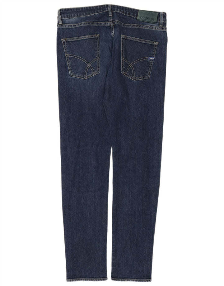 Jeans slim da uomo Gas W34 L32 in cotone blu navy