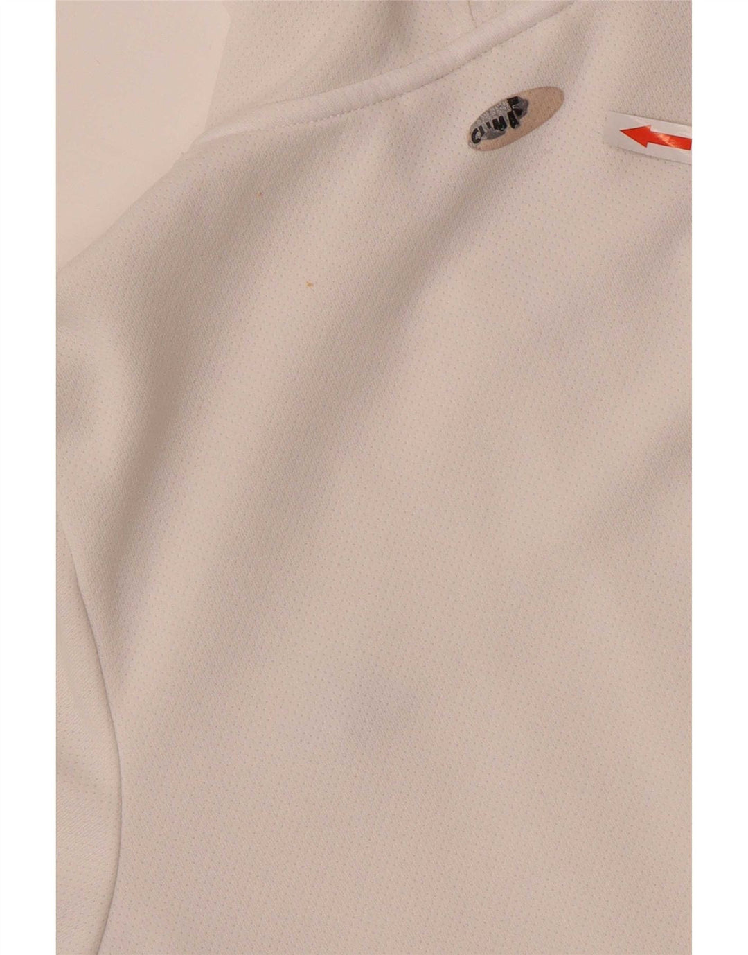 Maglione con cappuccio e zip da donna Adidas UK 12 poliestere bianco medio
