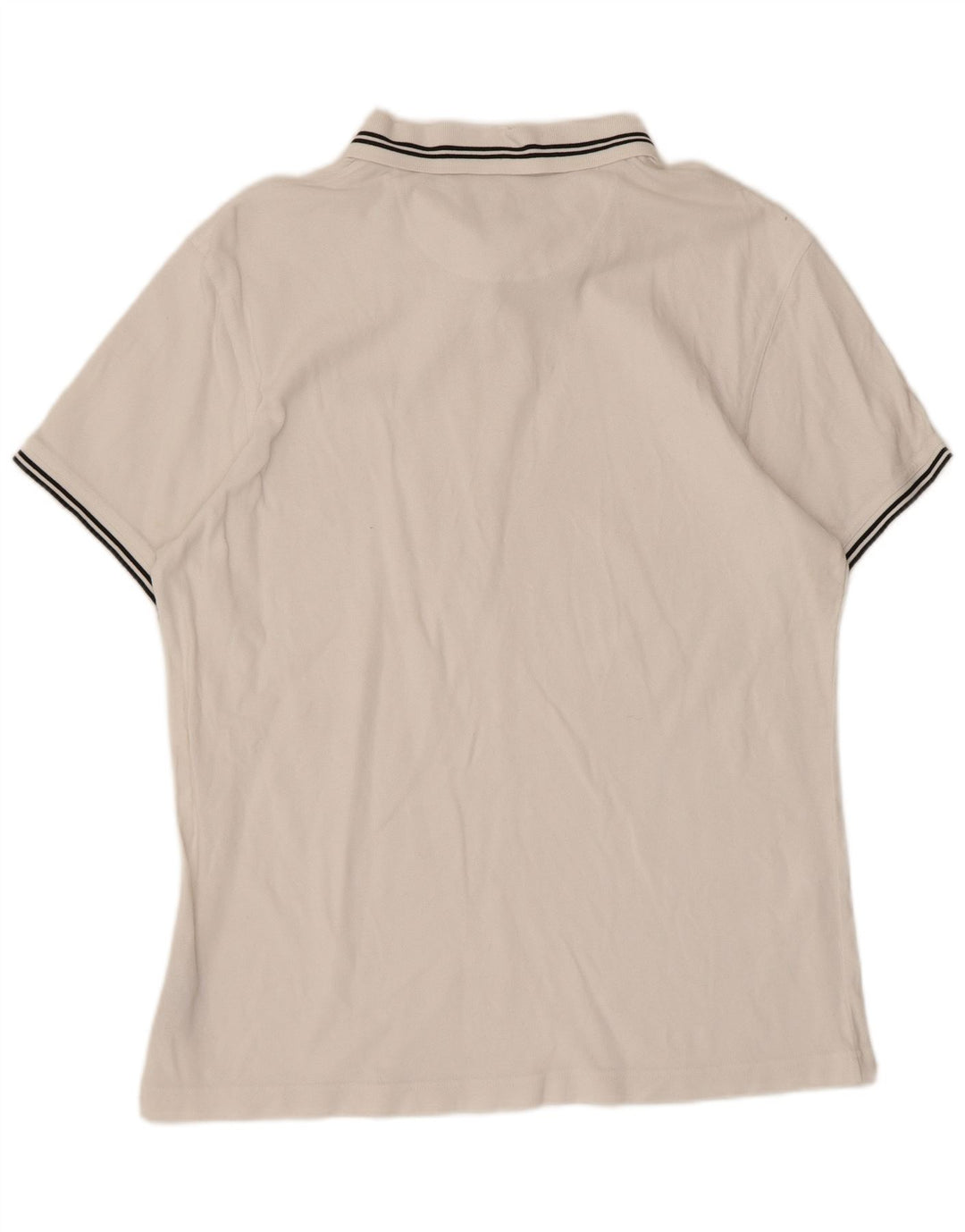 Polo da uomo Barbour grande in cotone bianco