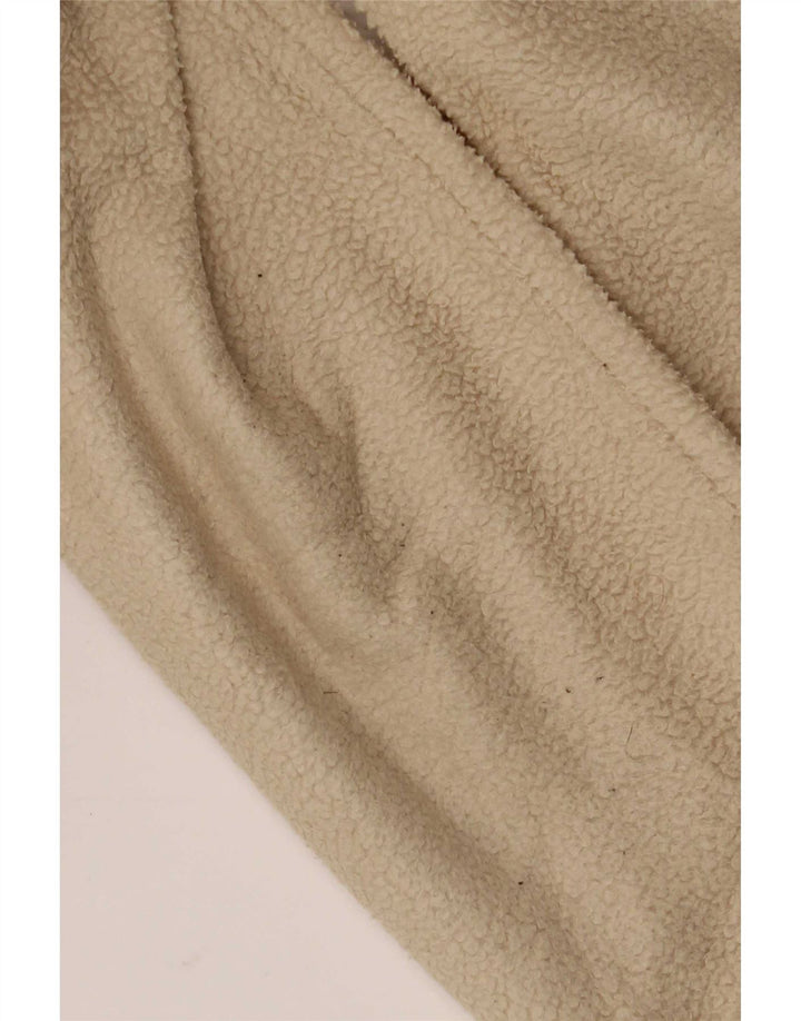 Maglione in pile da uomo Jack & Jones con zip e collo in poliestere beige medio