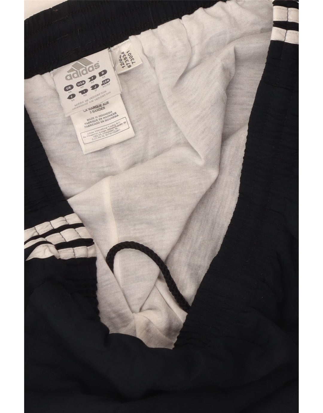 Pantaloni da tuta da uomo ADIDAS medio nero in poliestere