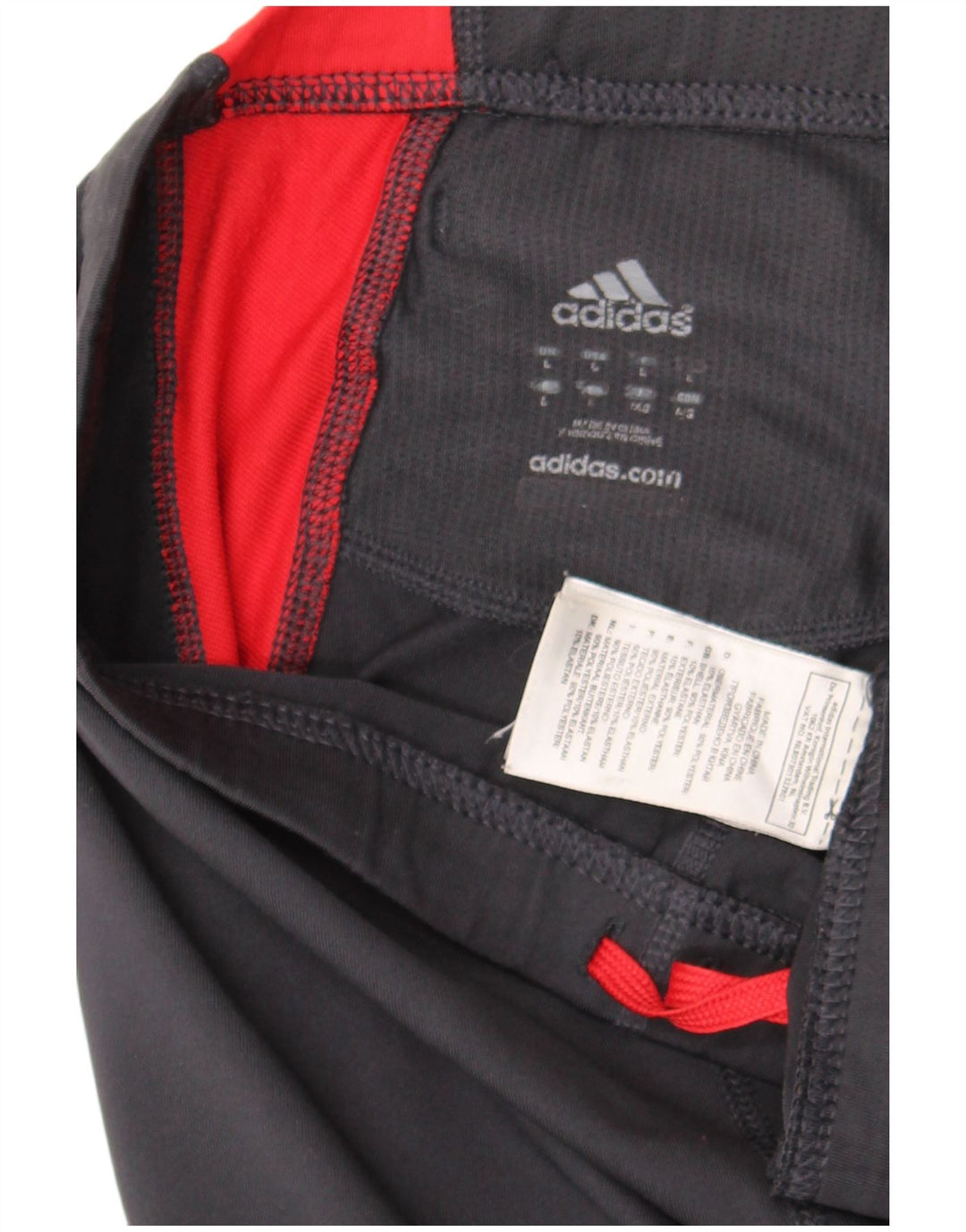 Pantaloni della tuta da donna Adidas UK 16 Large Grigio Colourblock