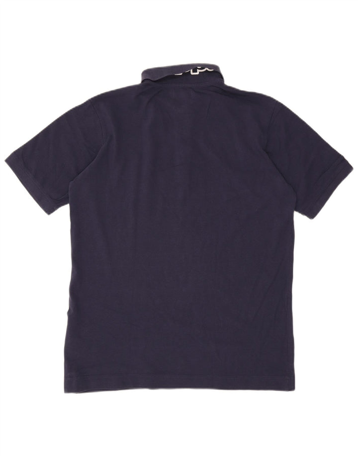 Polo grafica da uomo Kappa grande in cotone blu navy
