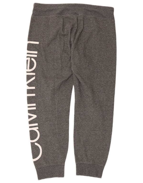 Pantaloni da tuta da donna Calvin Klein Joggers UK 16 Large Grey Flecked