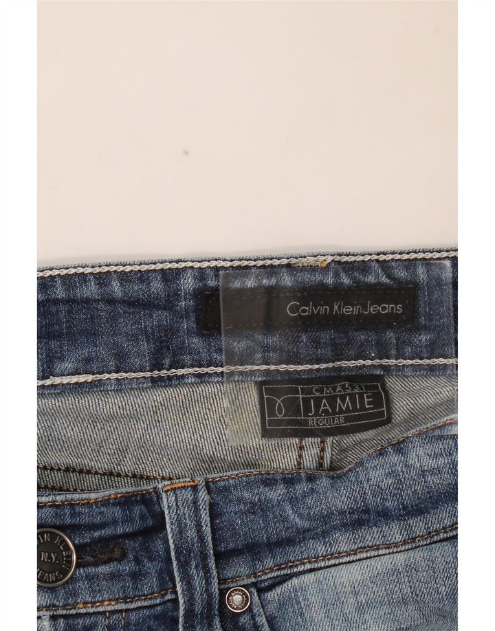 CALVIN KLEIN Jeans dritti Jamie da donna W32 L33 Blu