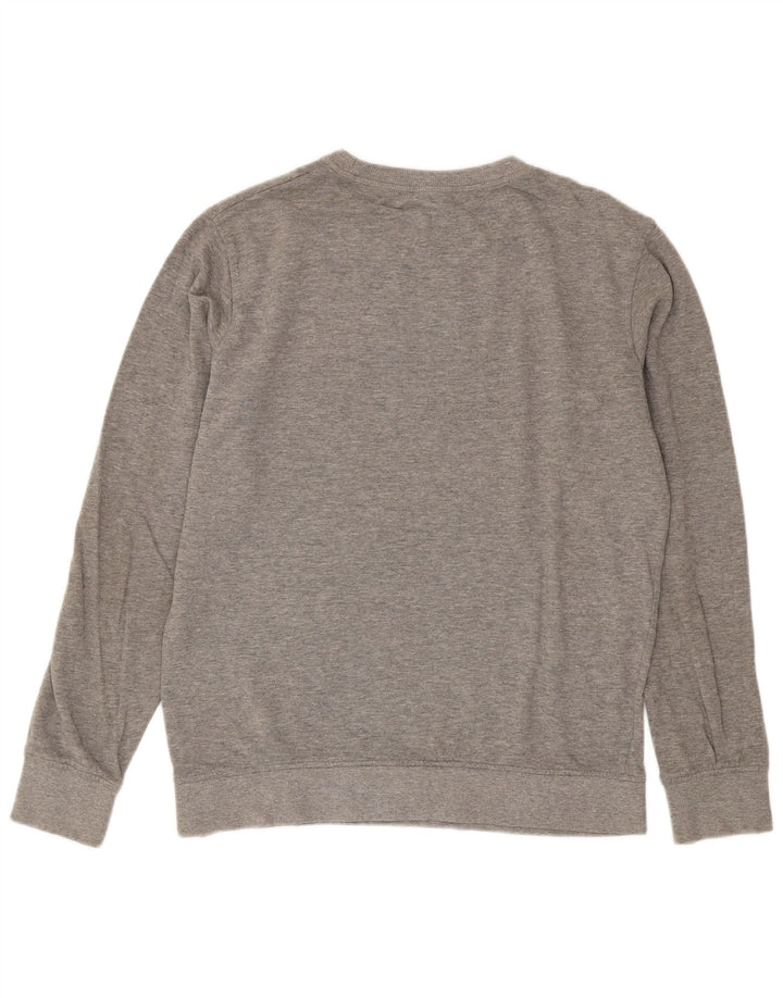Jack & Jones Felpa da uomo Maglione in cotone chiazzato grigio medio