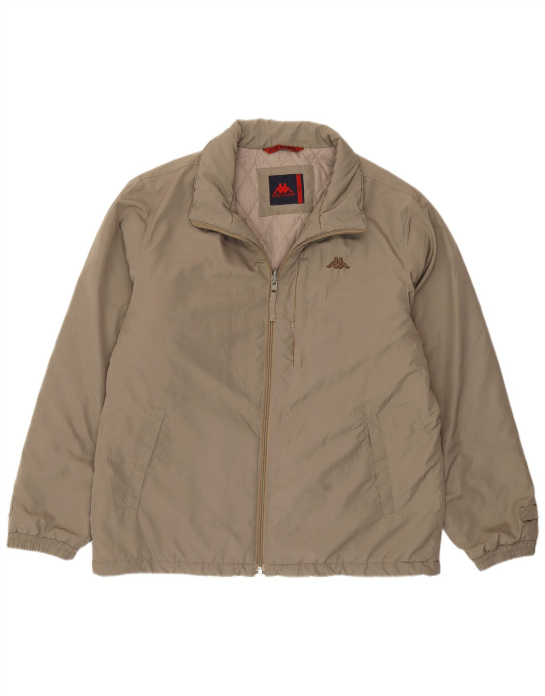 Giacca imbottita da uomo Kappa UK 40 Large Marrone Poliammide