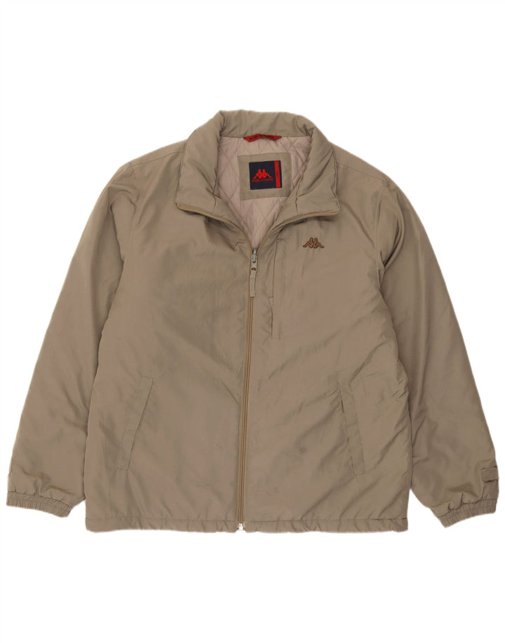 Giacca imbottita da uomo Kappa UK 40 Large Marrone Poliammide