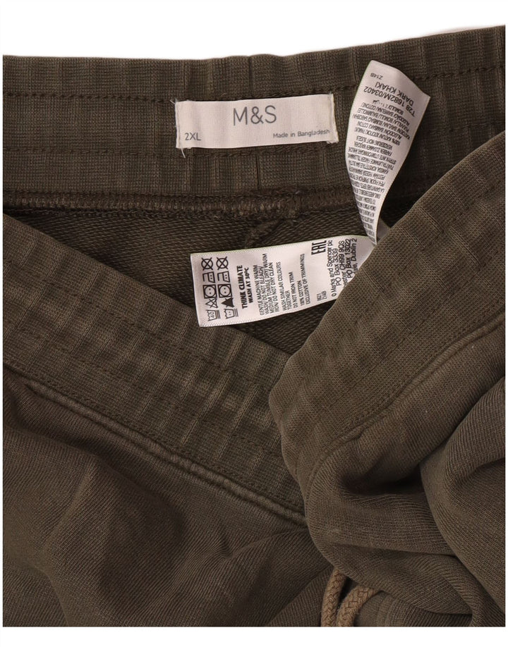 Pantaloncini sportivi da donna Marks & Spencer 2XL cotone verde