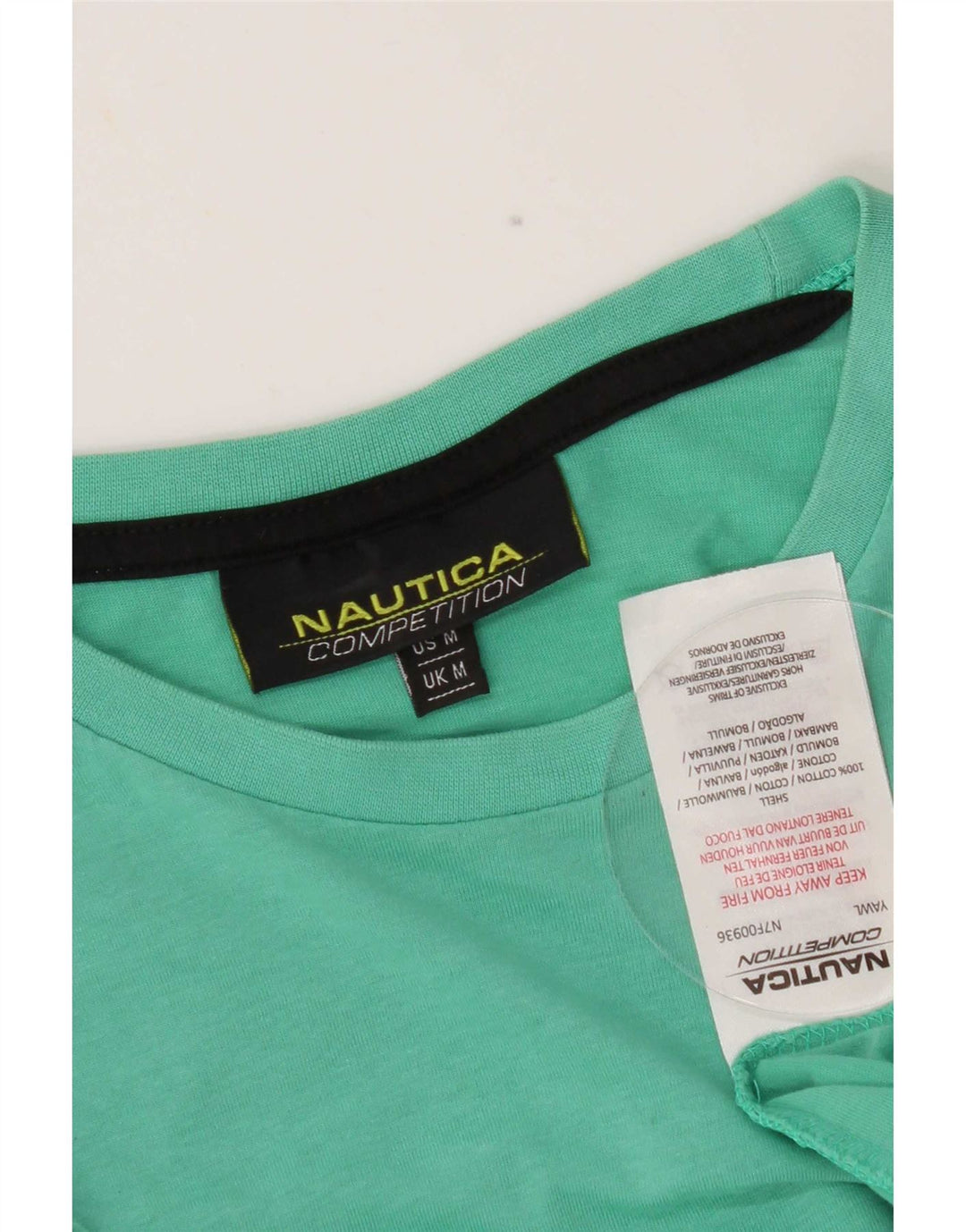 T-shirt grafica da uomo Nautica Top in cotone verde medio