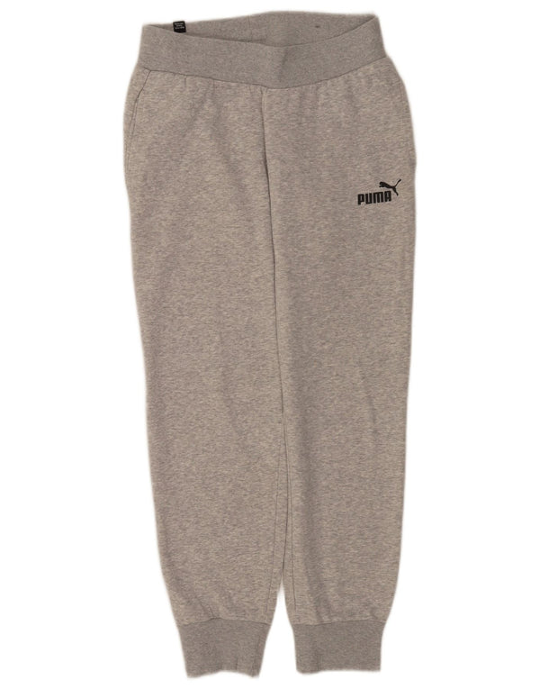 Pantaloni della tuta da donna Puma Joggers UK 4 XS Grigio chiazzato