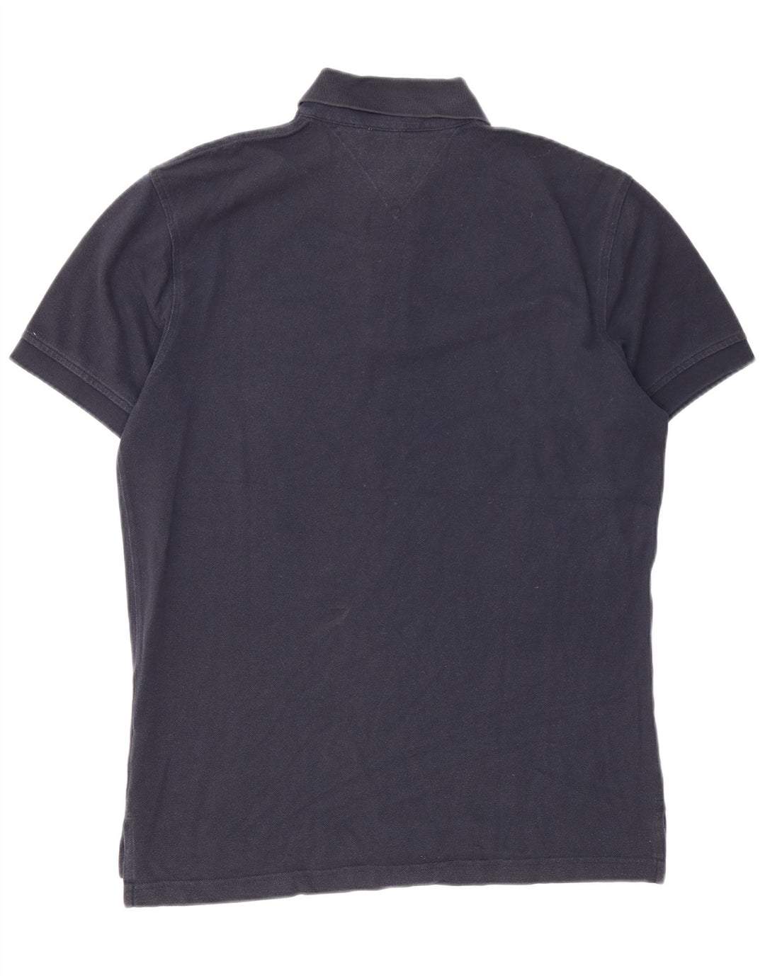 Polo da uomo Tommy Hilfiger media cotone blu navy