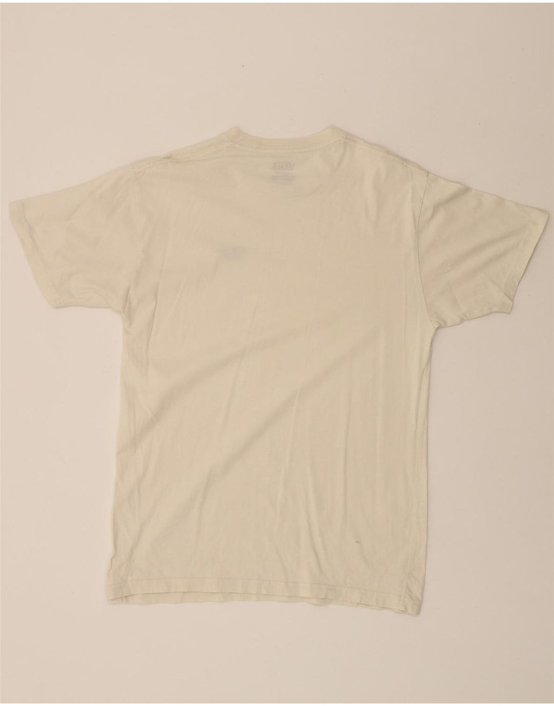 VANS Mens Classic Fit T-Shirt Top Medium Off White Cotton Vintage Vans and Second-Hand Vans from Messina Hembry 