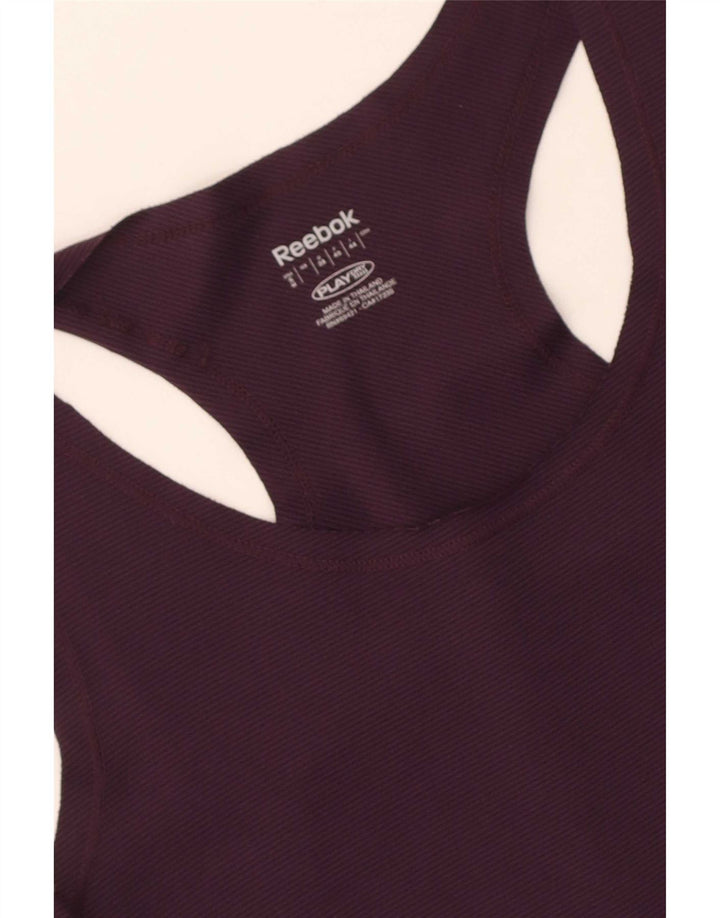 Canottiera Reebok da donna UK 8 piccola viola