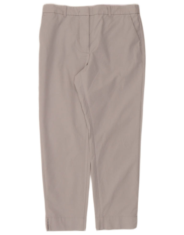 Pantaloni corti dritti da donna Marks & Spencer UK 10 Small W32 L25 Grigio