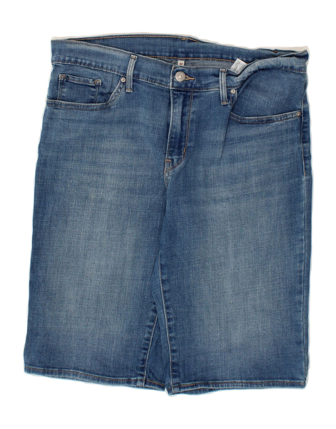 LEVI'S Womens Denim Shorts W32 Large  Blue Cotton Vintage Levi's and Second-Hand Levi's from Messina Hembry 