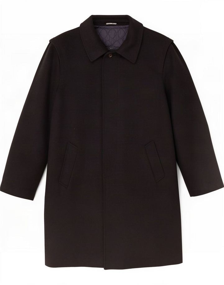 Soprabito vintage da uomo IT 52 XL in lana nera