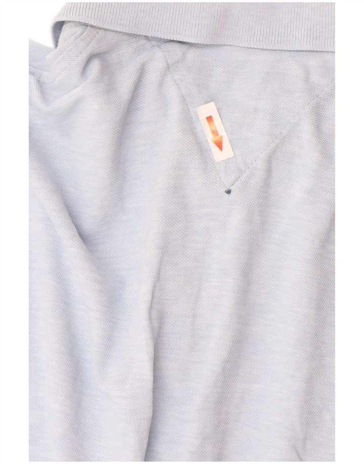 Polo da uomo slim fit Tommy Hilfiger in cotone blu medio