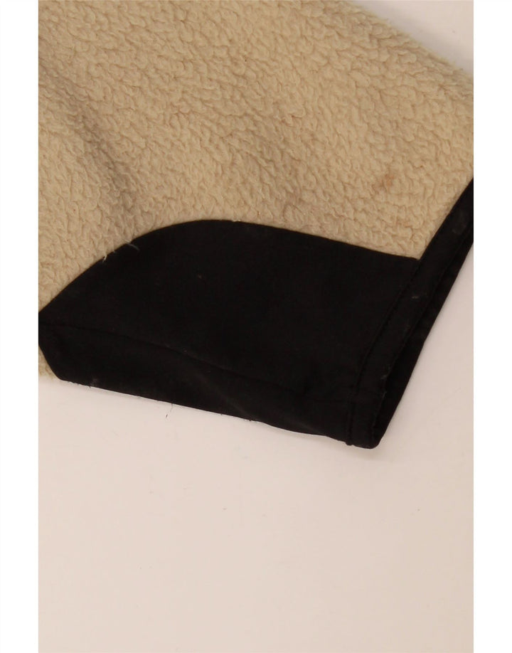 Giacca in pile da uomo FILA UK 36 Small Beige Colourblock Poliestere