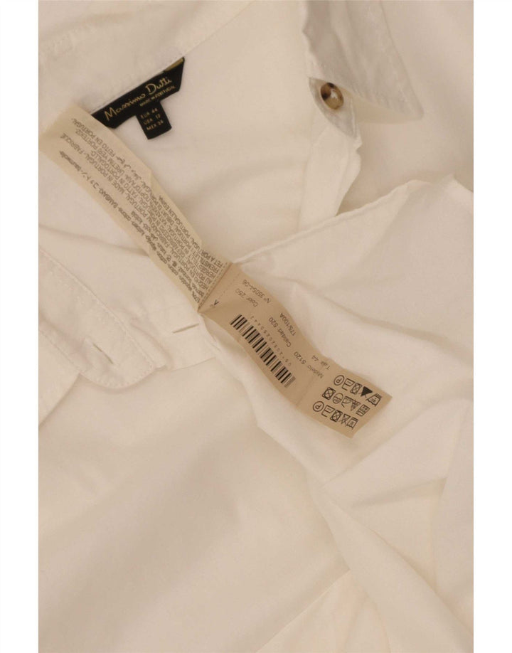 Camicia a maniche lunghe da donna Massimo Dutti EU 44 XL Cotone bianco