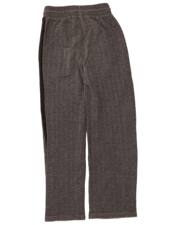 Pantaloni della tuta da donna PUMA UK 10 Small Grigi a spina di pesce