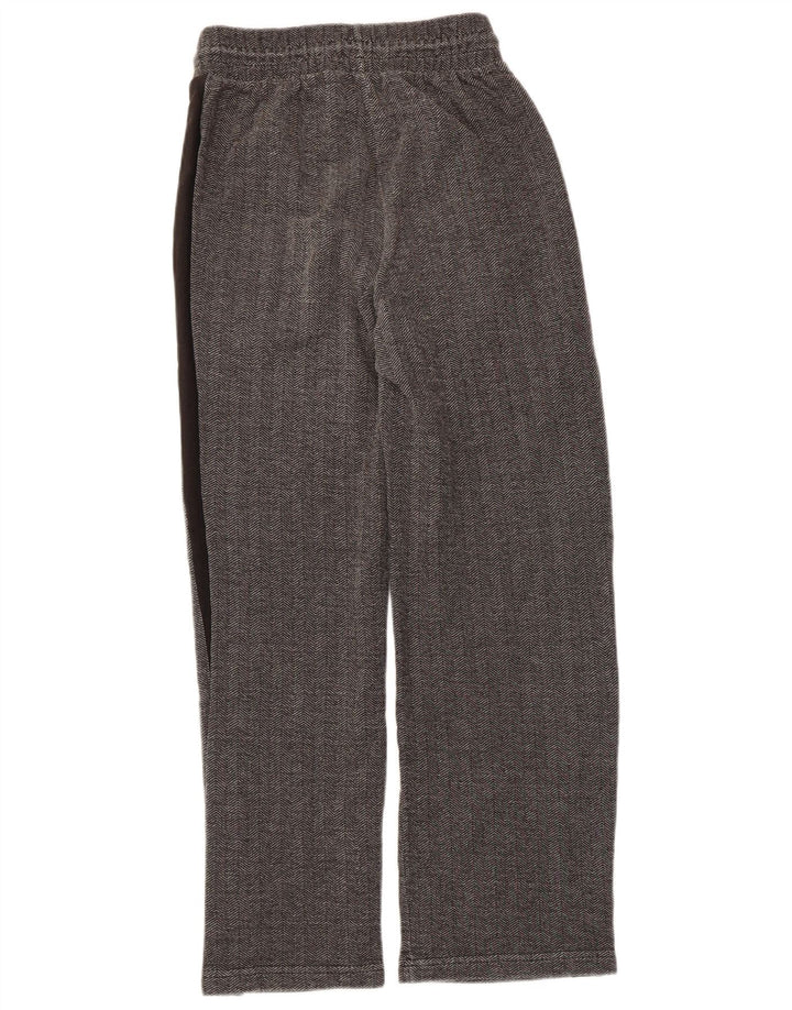 Pantaloni della tuta da donna PUMA UK 10 Small Grigi a spina di pesce