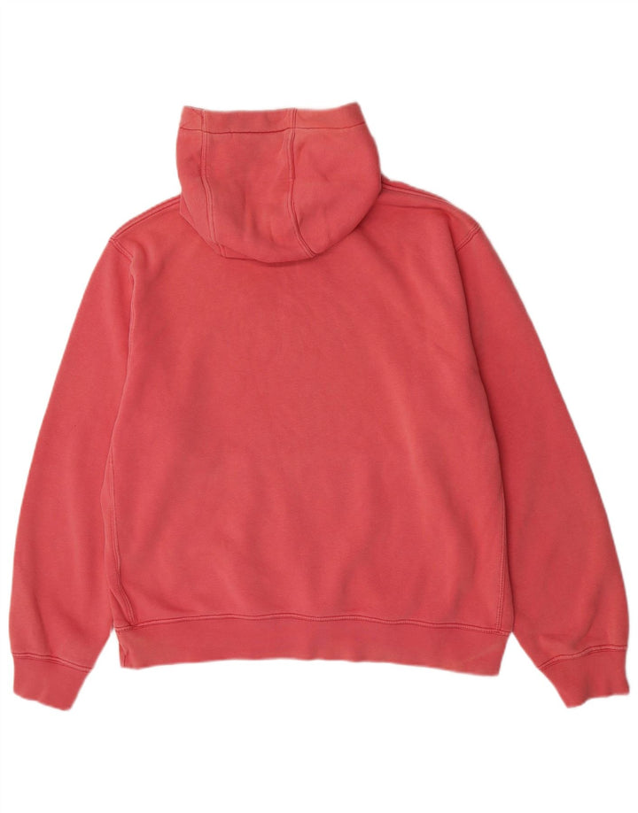Felpa con cappuccio oversize da donna Nike UK 14 cotone rosa medio