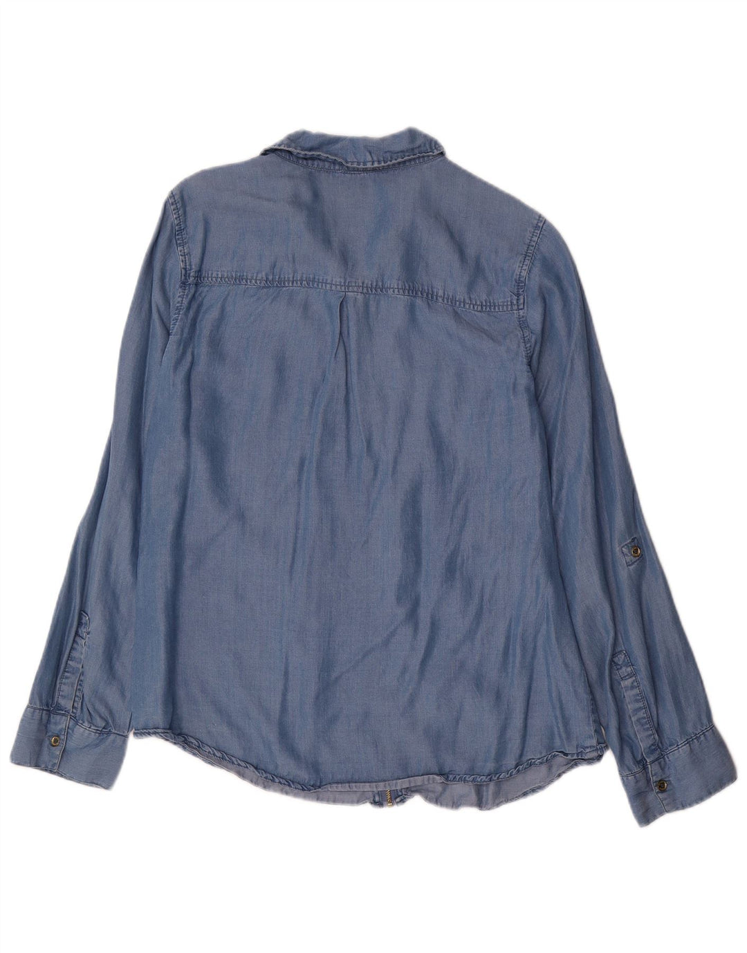 Camicia di jeans da donna Michael Kors UK 14 Lyocell blu medio