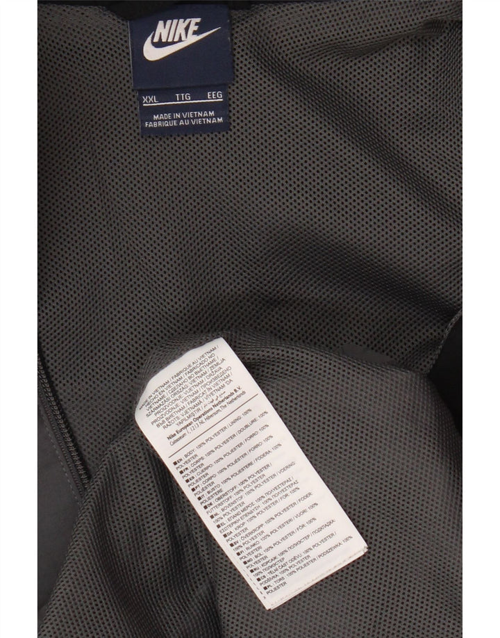 Giacca da tuta da uomo Nike 2XL Poliestere color block grigio