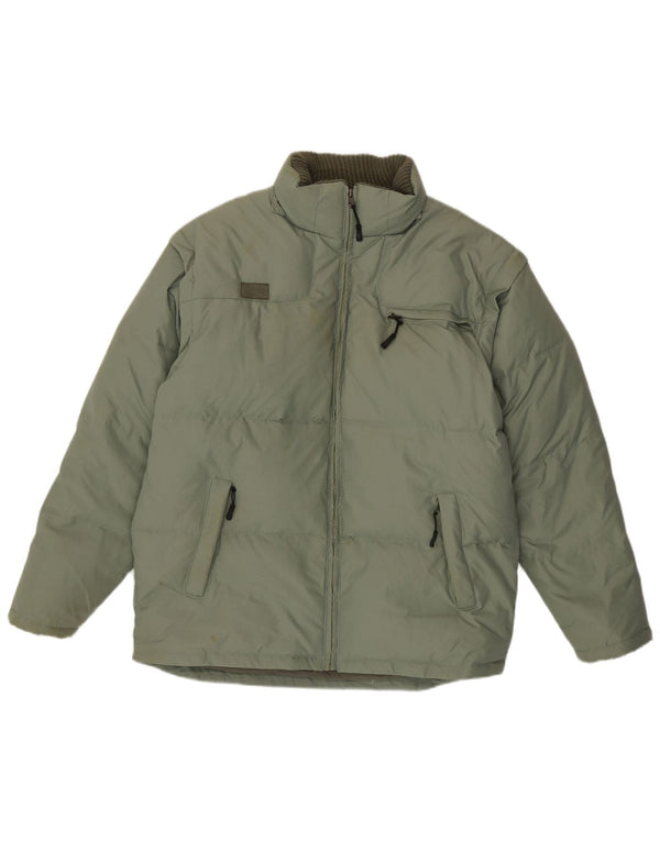 Giacca imbottita da uomo FILA UK 40 Large Verde Poliammide