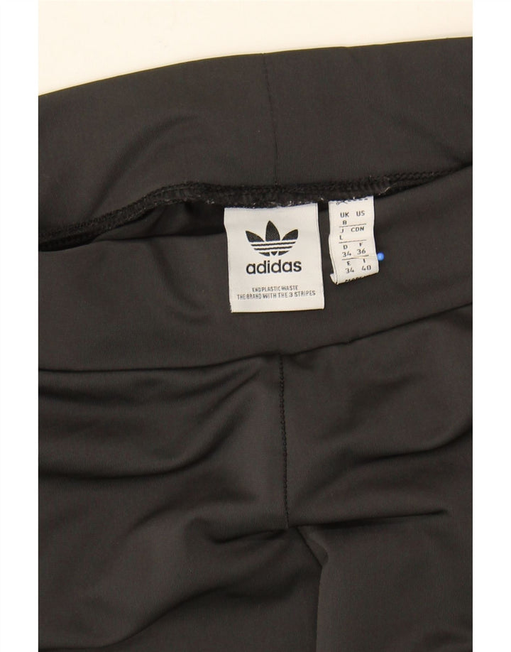 ADIDAS Womens Leggings UK 8 Small Black Polyester Vintage Adidas and Second-Hand Adidas from Messina Hembry 