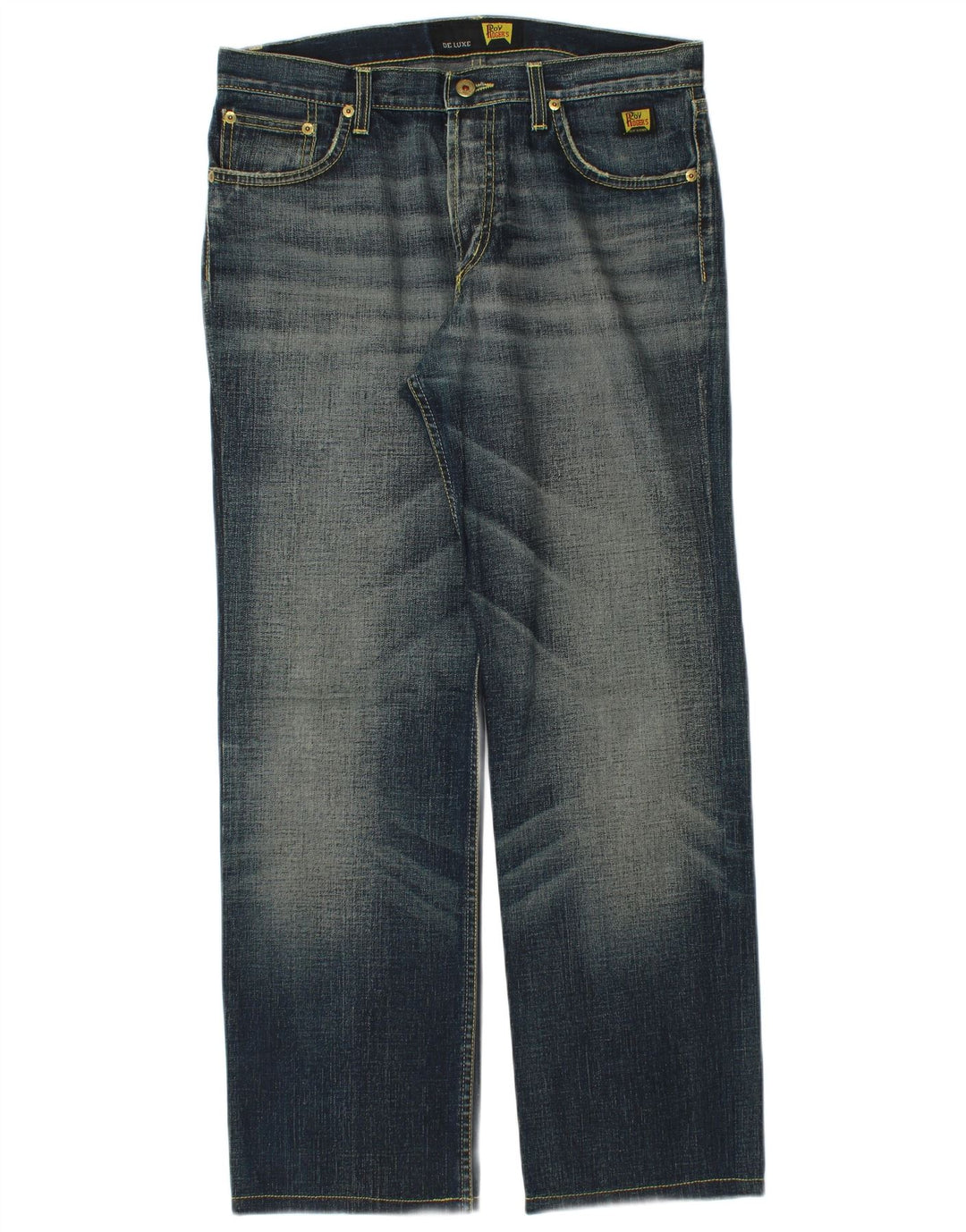 Jeans dritti da uomo ROY ROGERS W32 L30 cotone blu